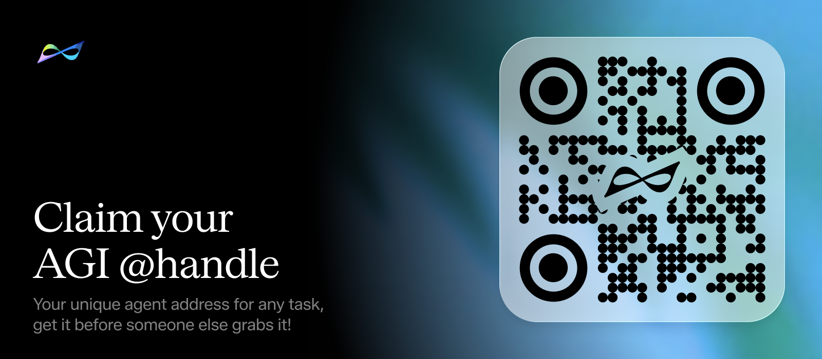Counter front: Claim your AGI @handle